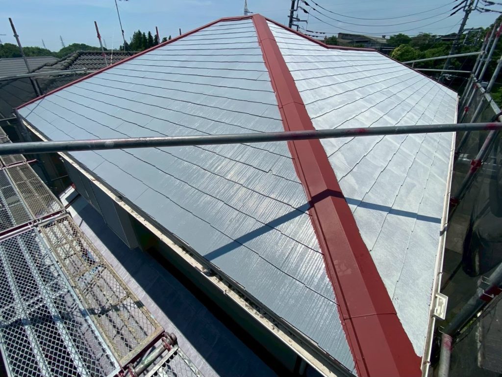 屋根塗装　下塗り