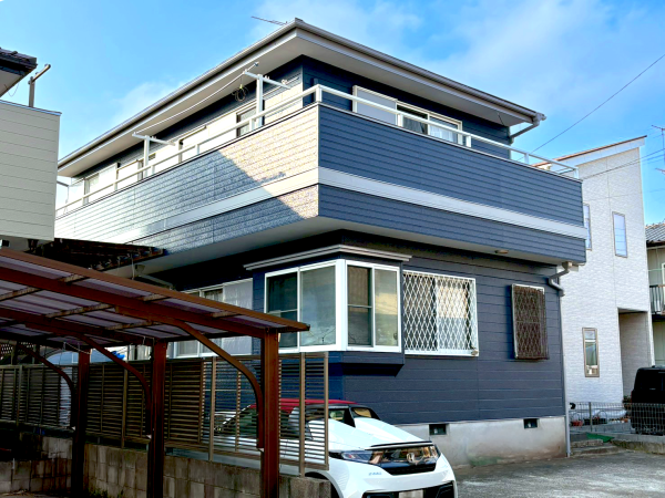 【つくば市】外壁・屋根塗装事例｜塗装とベランダ防水で雨漏りの不安を解消し、美観と防水性を向上